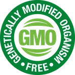 GMO free roundel, greyed: not claimed for this product