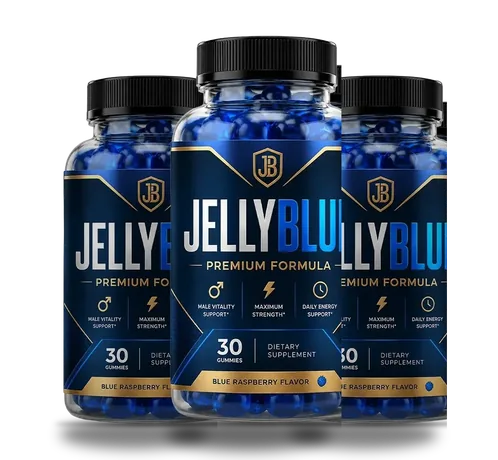 The JellyBlue 3 bottles pack, front labels showing